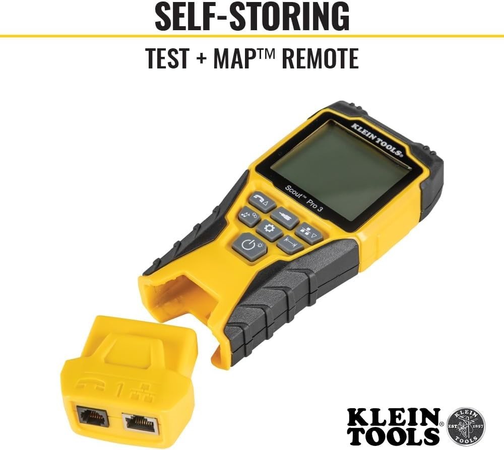 Klein Tools VDV501-851 Cable Tester with Backlit LCD Display