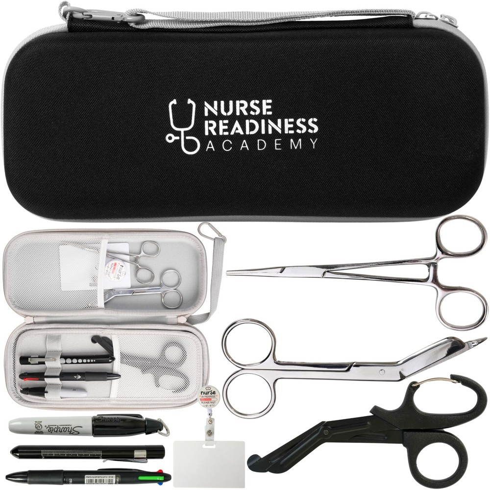 Complete Nursing School Bundle Clinical Supply Kit Including Stethoscope Case...
