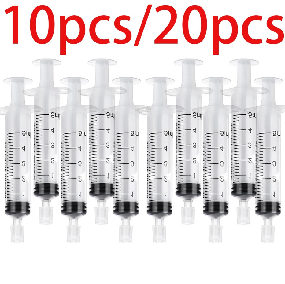 10/20pcs 5ml Plastic Syringe Perfume Dispenser Cosmetic Refill Tool NEW