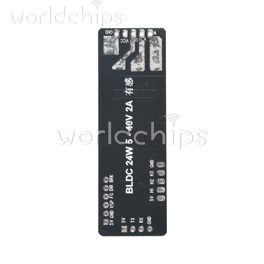 BLDC Hall Sensor 3Phase Brushless DC Motor Driver Board Speed Controller DC7-40V