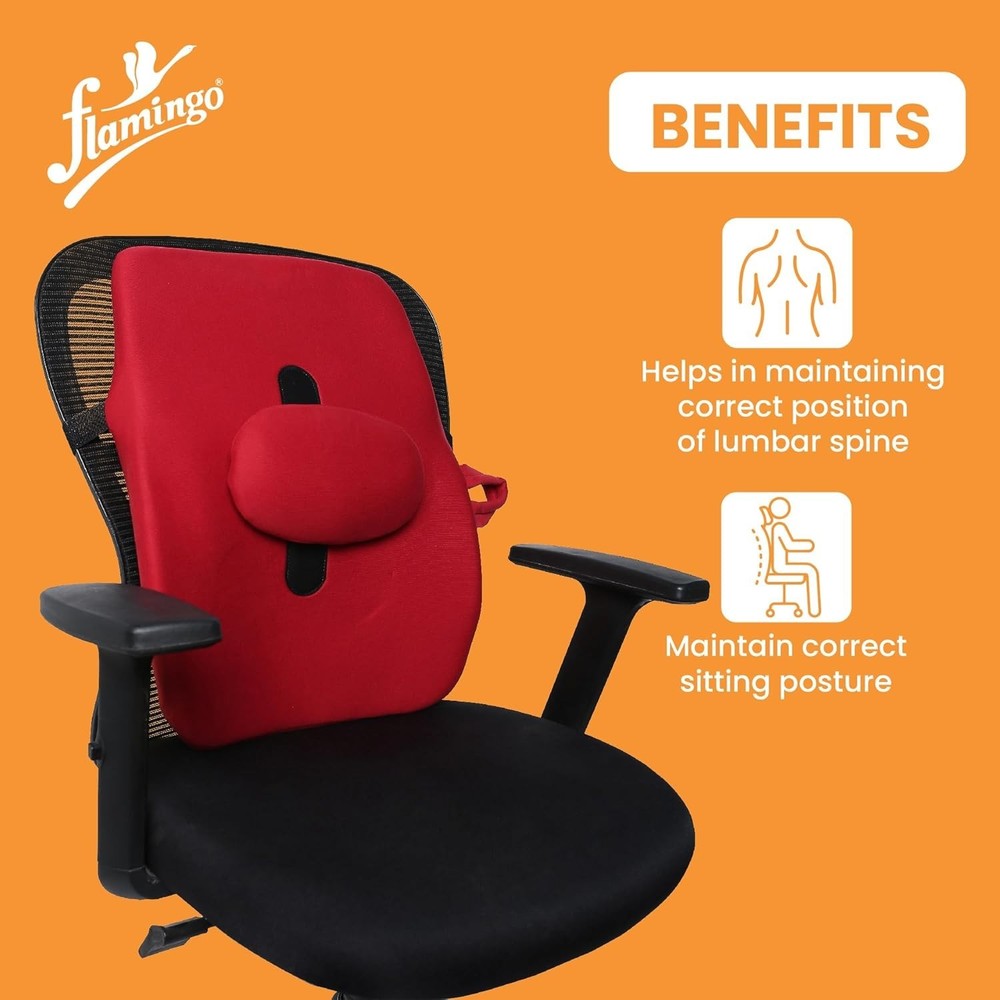 Back Rest Support for Orthopedic Support | Foam Back Rest Cushion | Chairs, Car