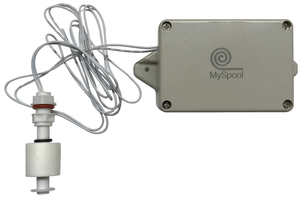 MySpool Water Level Alert with Text Message and Email Notifications, white