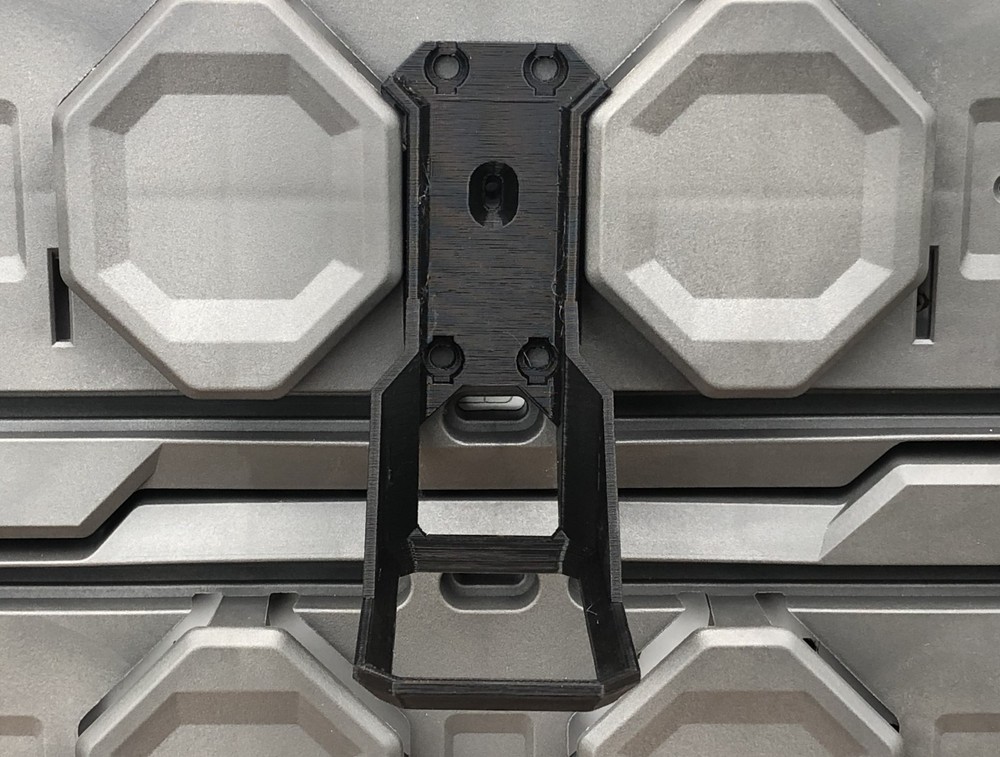 Holder for Ryobi Bits Case on Wall, Pegboard, or Ryobi Link Wall Rails