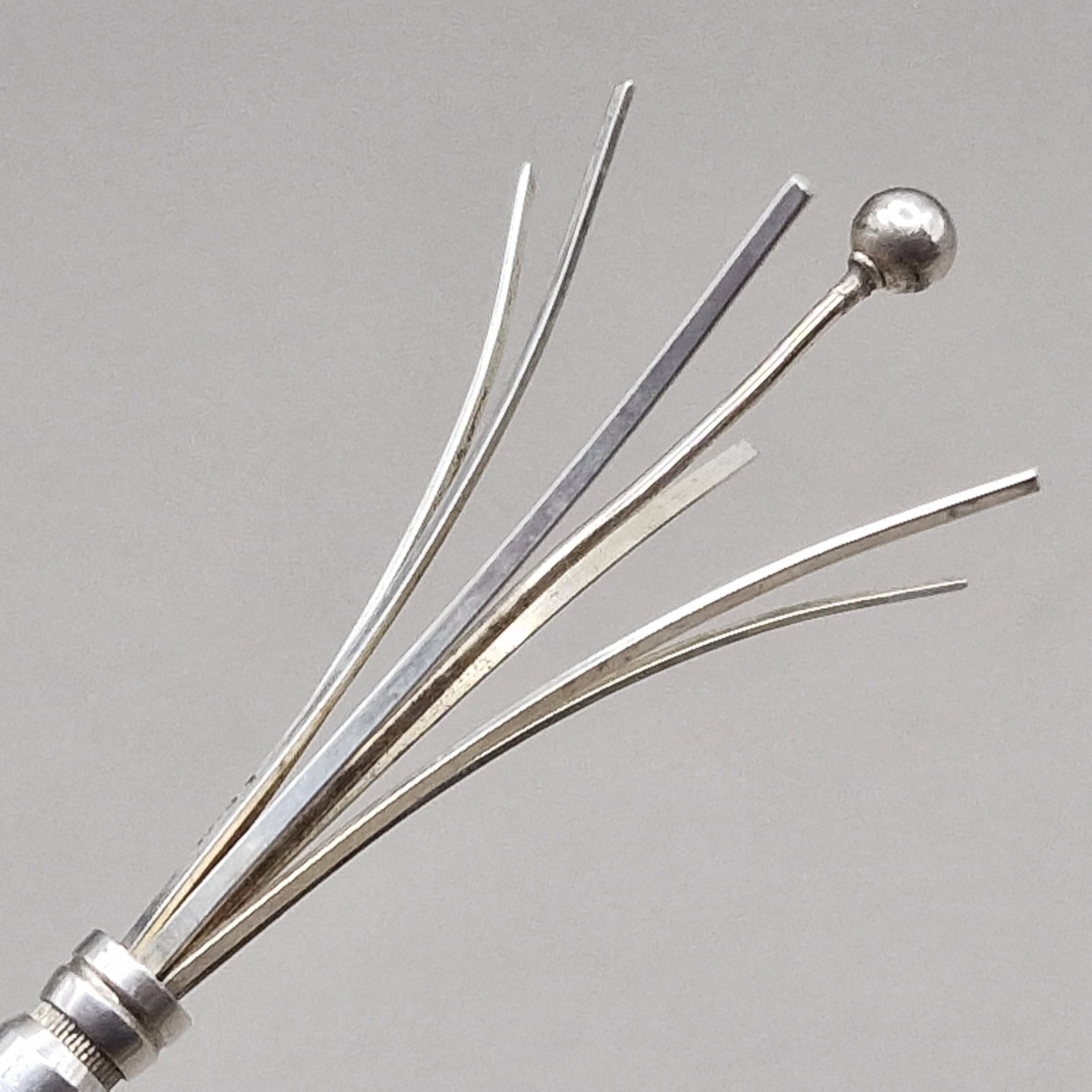 Sterling Silver Cocktail Swizzle Stick by Ramsden & Roed Ltd, London 1983