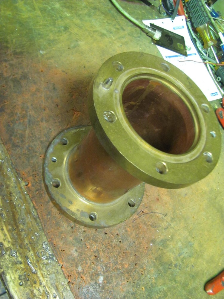 BRASS AND COPPER 3 1/8 6 INCHES EXTENSION