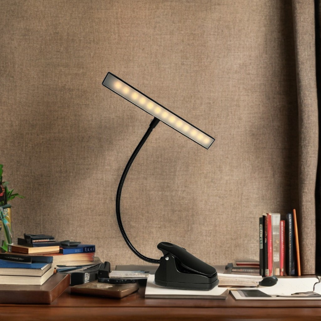 Rechargeable 26 LED Music Stand Light Clip-On Orchestra Light Book Lamp Musician