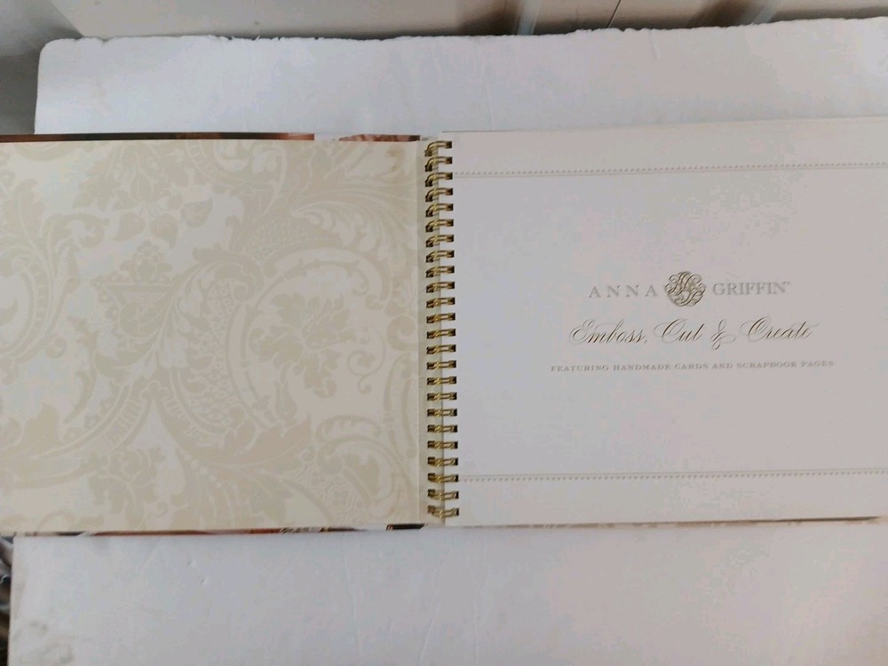 Anna Griffin "Emboss, Cut & Create" Book Featuring Handmade Cards & Scrapbook...