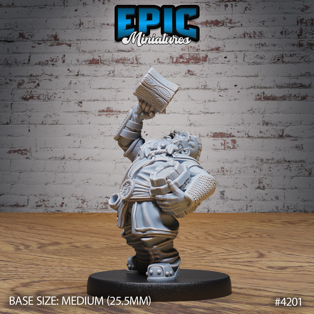 Dwarf Tribe 3D Print D&D Miniatures Epic Miniatures