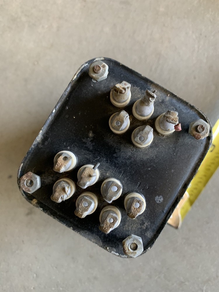 Vintage Unidentified 12 Terminal Transformer