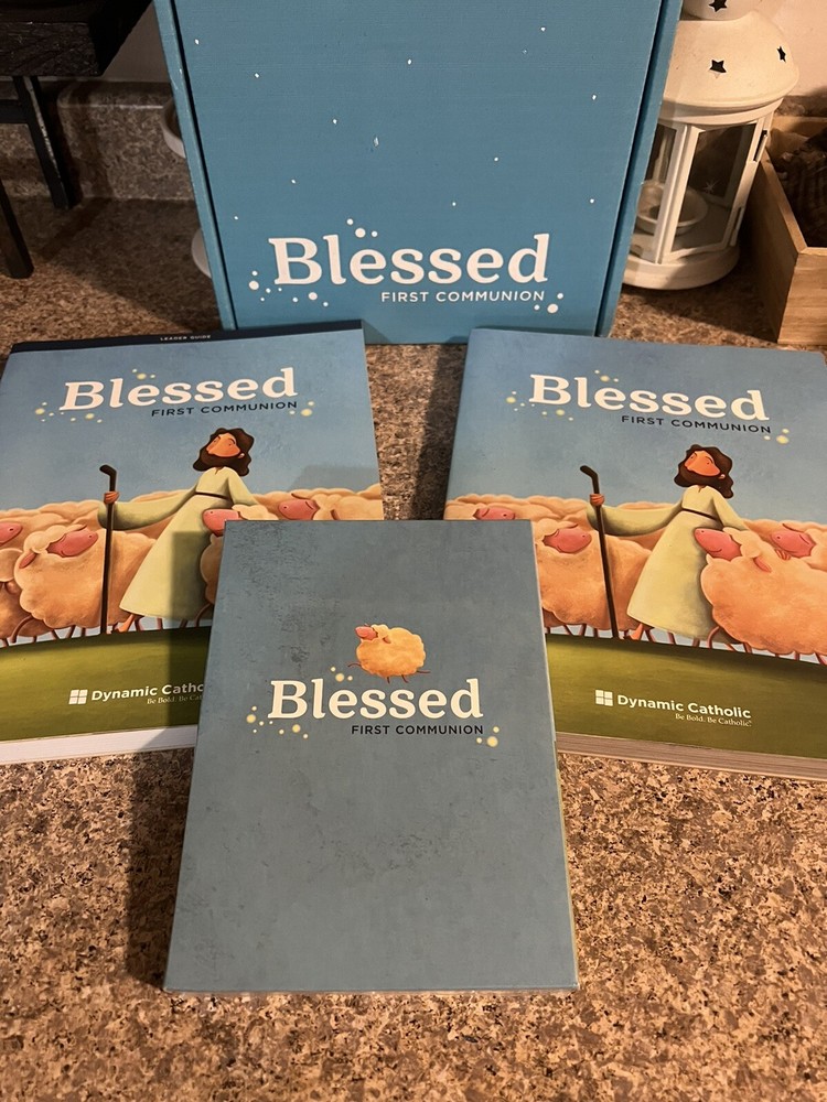 Blessed First communion book lesson box set