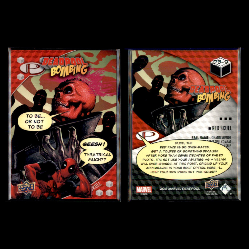 2018 Upper Deck Deadpool Bombing Complete Set 12 Marvel Cards DB1-DB12 Full Set