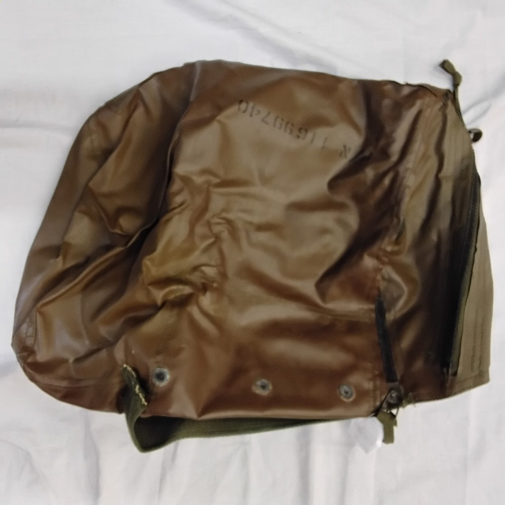 WWII US Army Air Corps Aircraft Ejection Relief Bag Canvas Rubberized Flight...