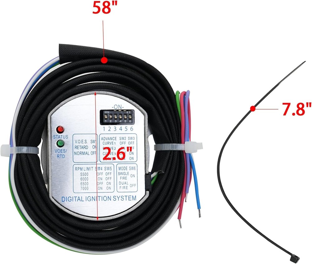 Electronic Ignition Module 53-644 For Harley Dyna 2000i Programmable Single Fire