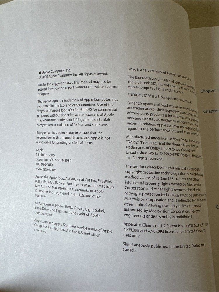 Power Mac G5 User Guide with 2 Installation Discs And Additional Hardware Test