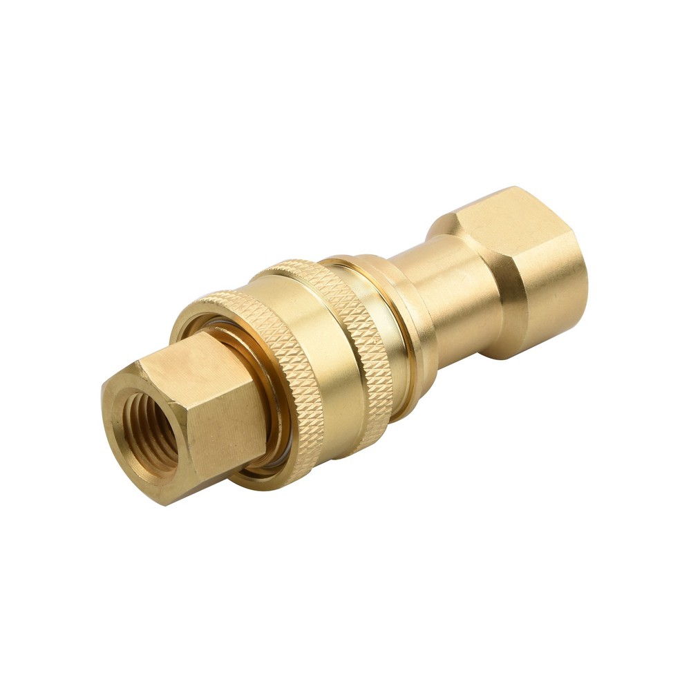 1Pack 1/4" Quick Disconnect Coupler Valve for Carpet Extractor Surface Cleaner