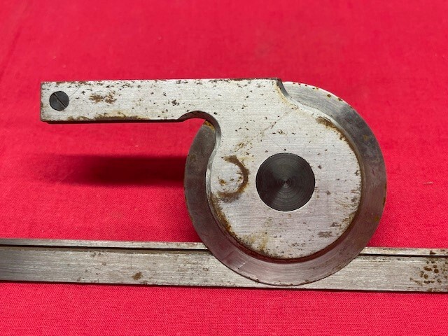 Starrett 359 Precision Universal Bevel Vernier Protractor - RUSTY