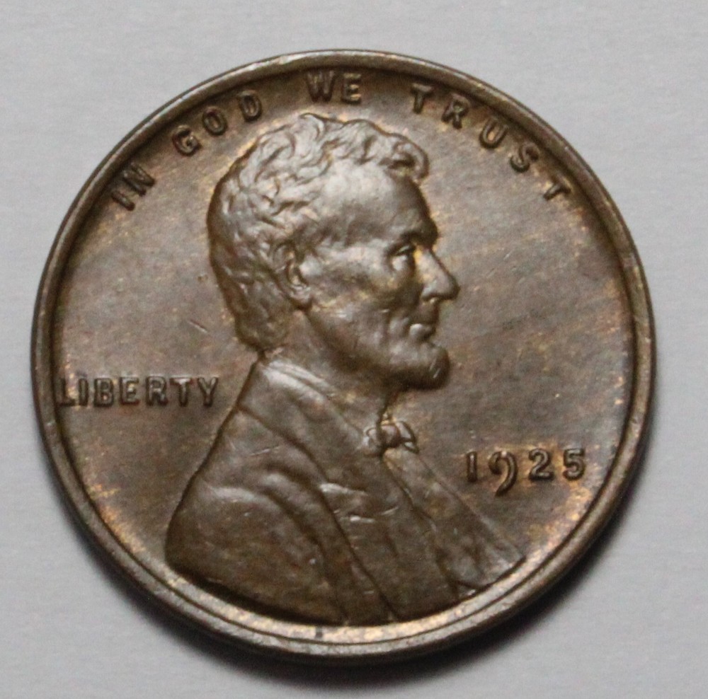 1925 Lincoln Wheat Cent HU137