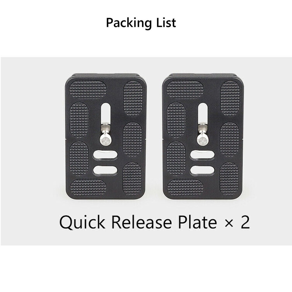 2PCS Quick-release plates Tripod Ball Head Arca Attachment Plate Arca Type Plate