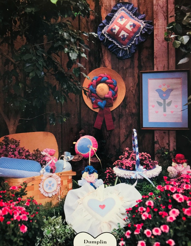 Dumplin Designs THE LAVENDER PATCH Embroidery Patterns & Instructions VINTAGE