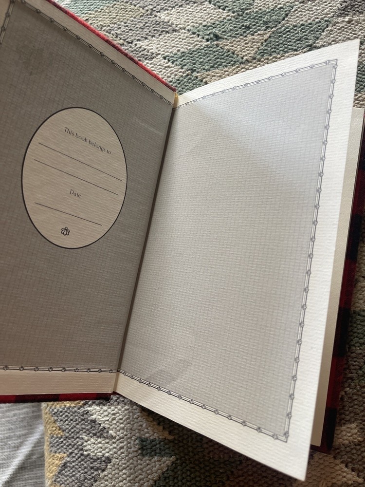 New Custom feeling myself Flannel Red Plaid Lined Journal Notebook School Work