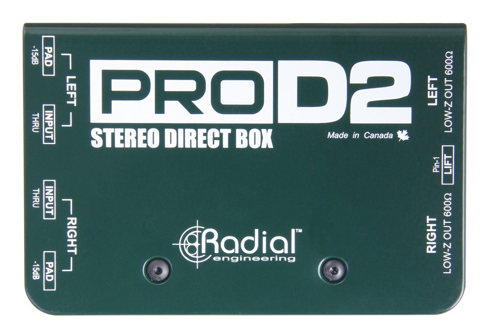 Radial ProD2 Stereo Passive Direct Box