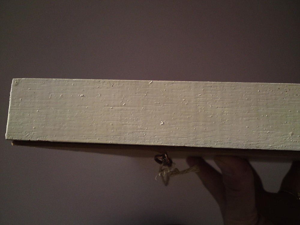 Framed Embroidery Needlework / Wool-work Picture - Beer Harbour, Seaton Devon