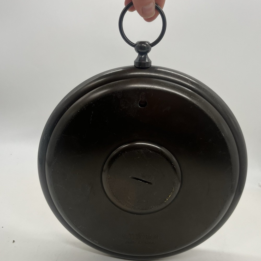 Pottery Barn Pocket Watch Style Hanging Table Clock - Untested