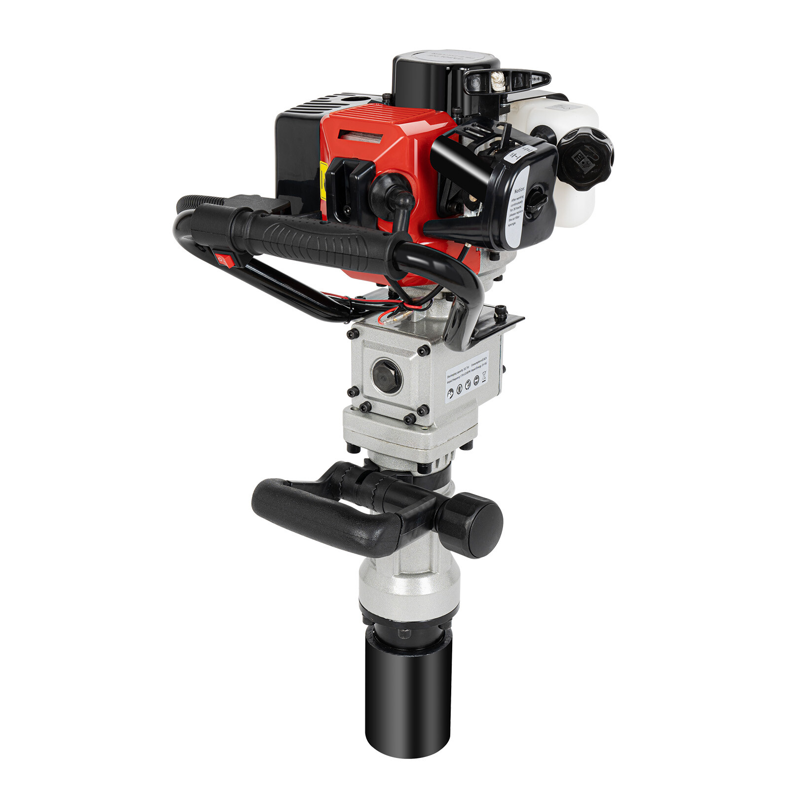 Gas Powered T-Post Driver 2 Stroke Pole Pounder Pile Driver Hammer Portable