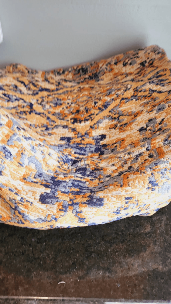 Anji Mountain pouf cover