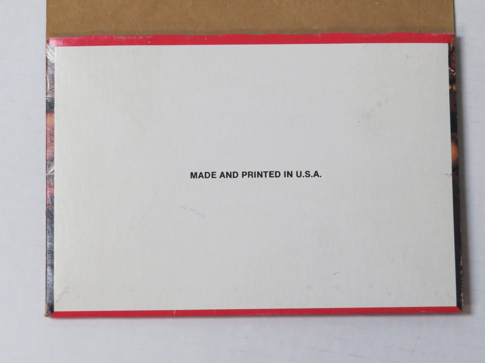 KISS DONRUSS SERIES I EMPTY BOX 1977 AUCOIN - UNFOLDED & UNUSED