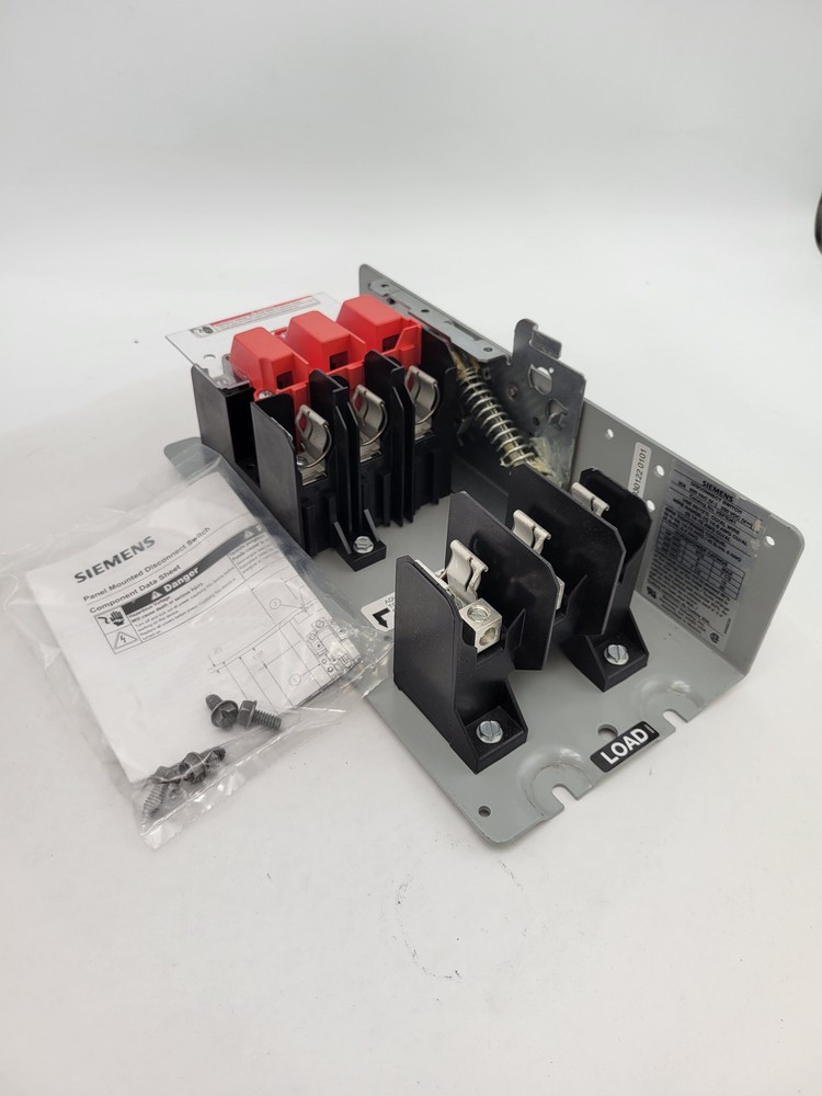Siemens VBFS361 Panel Mounted Disconnect Switch 3P 30A 600V