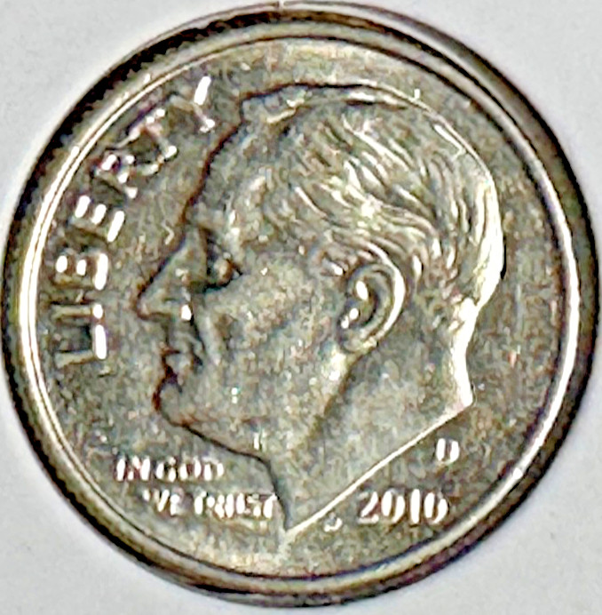 2010 D Roosevelt Dime