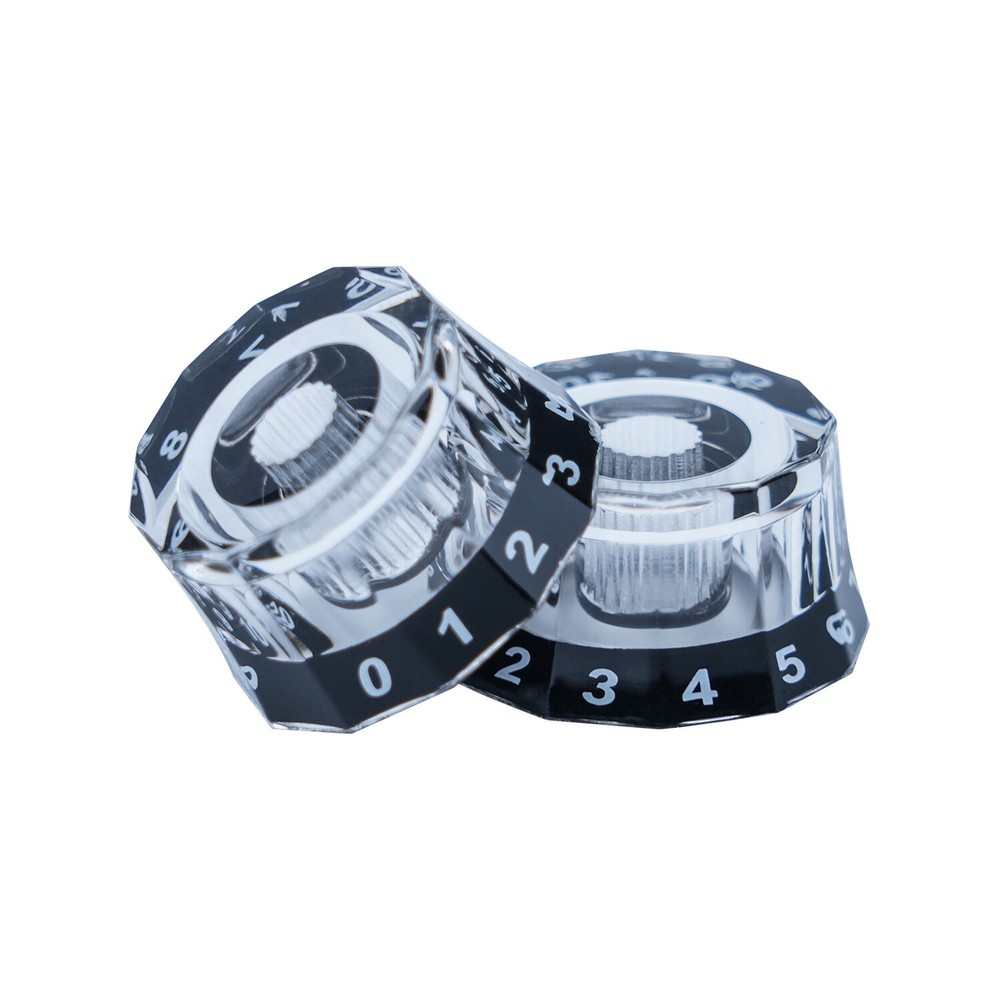 4Pcs Electric Guitar Knobs Speed Control Knobs for PRS/LP/SG/Les Paul Guitar BK