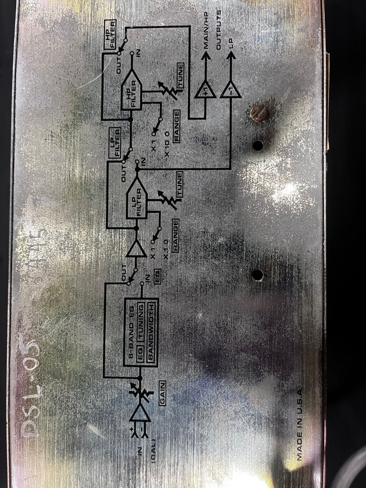 Orban 674a Mono Paragraphic Equalizer 4 U Blue Face