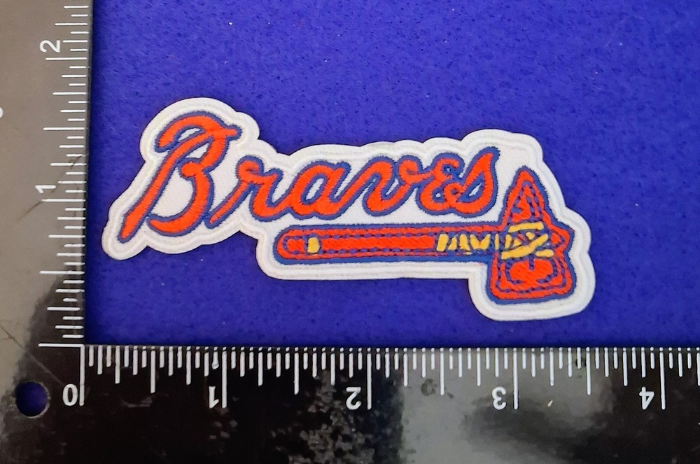 ATLANTA BRAVES BASEBALL IRON ON PATCH