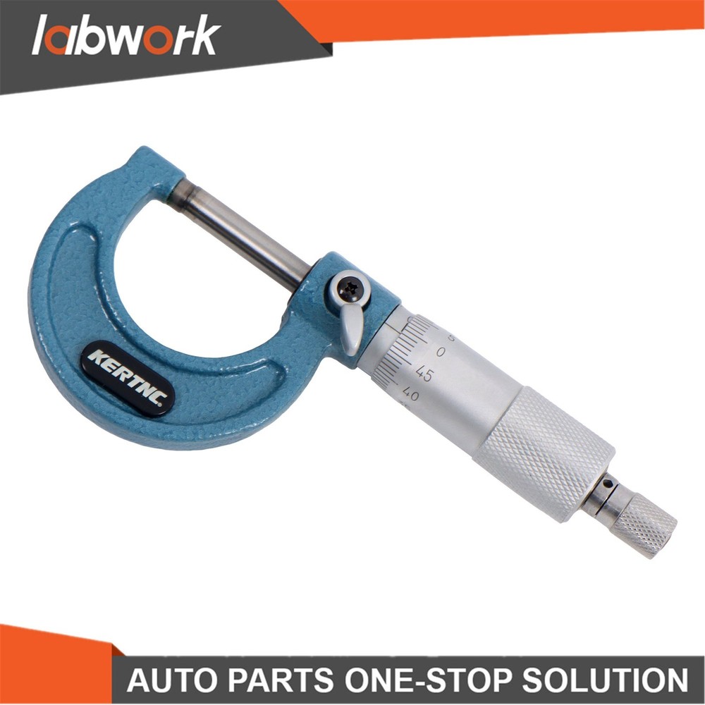 Labwork Outside Micrometer 0-1" Measuring Tool 0.0001" Graduation Set