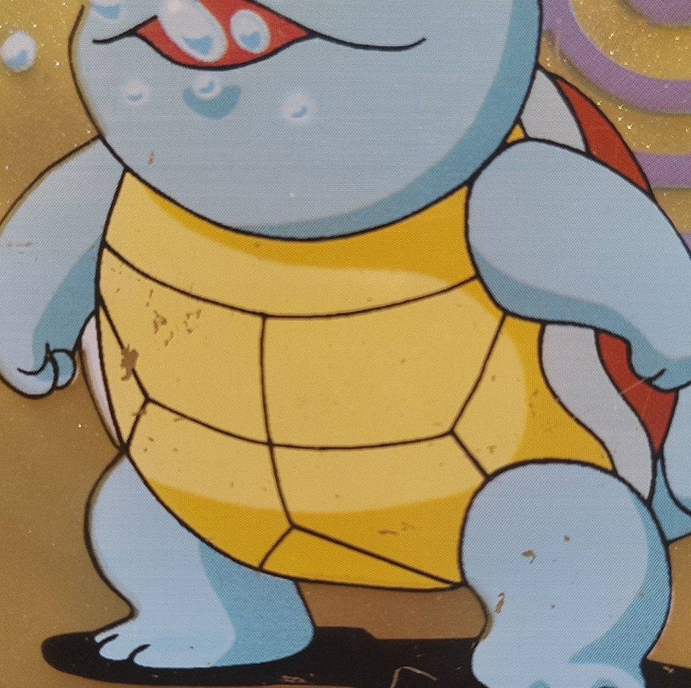2000s Tupperware Pokémon Squirtle Lunch Box w/ assorted Pokemon items inside