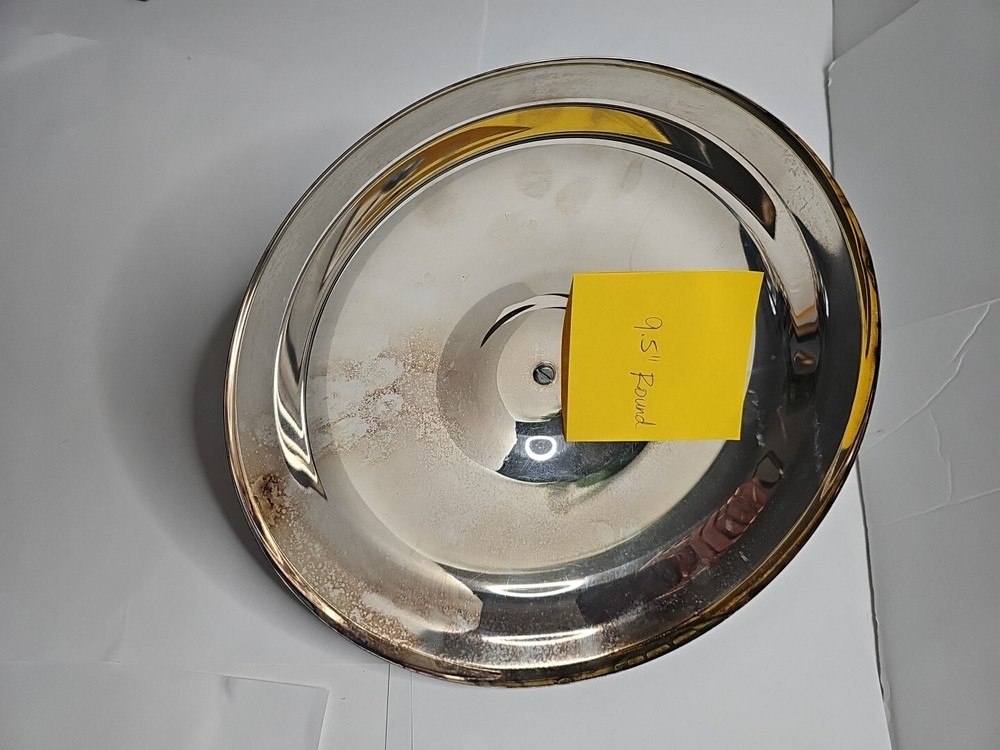 Rogers Bros Lid ONLY Silverplated 9.5" Round Regal Handle Patina Replacement