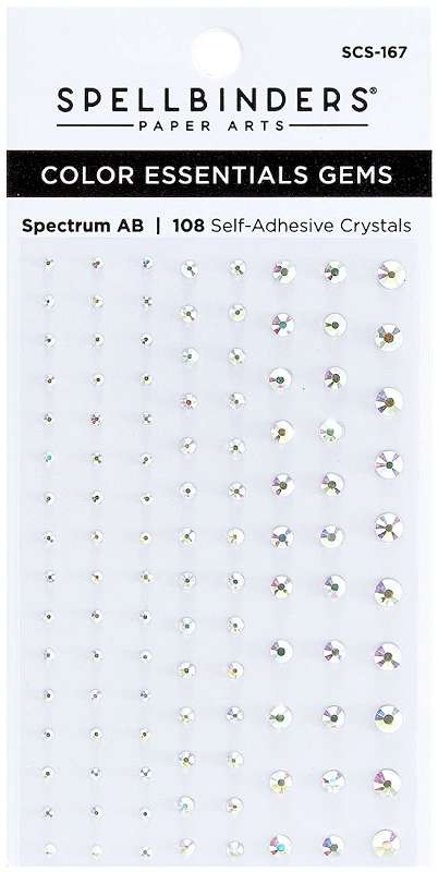 Spellbinders Color Essentials Gems 108/Pkg-Spectrum