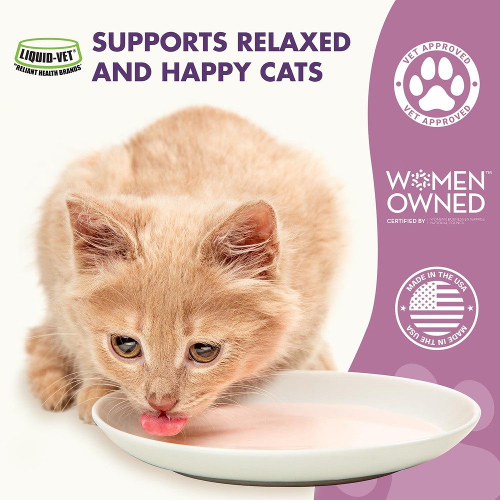 LIQUID-VET Advanced Cat Calming Care Formula with Chamomile & Clear
