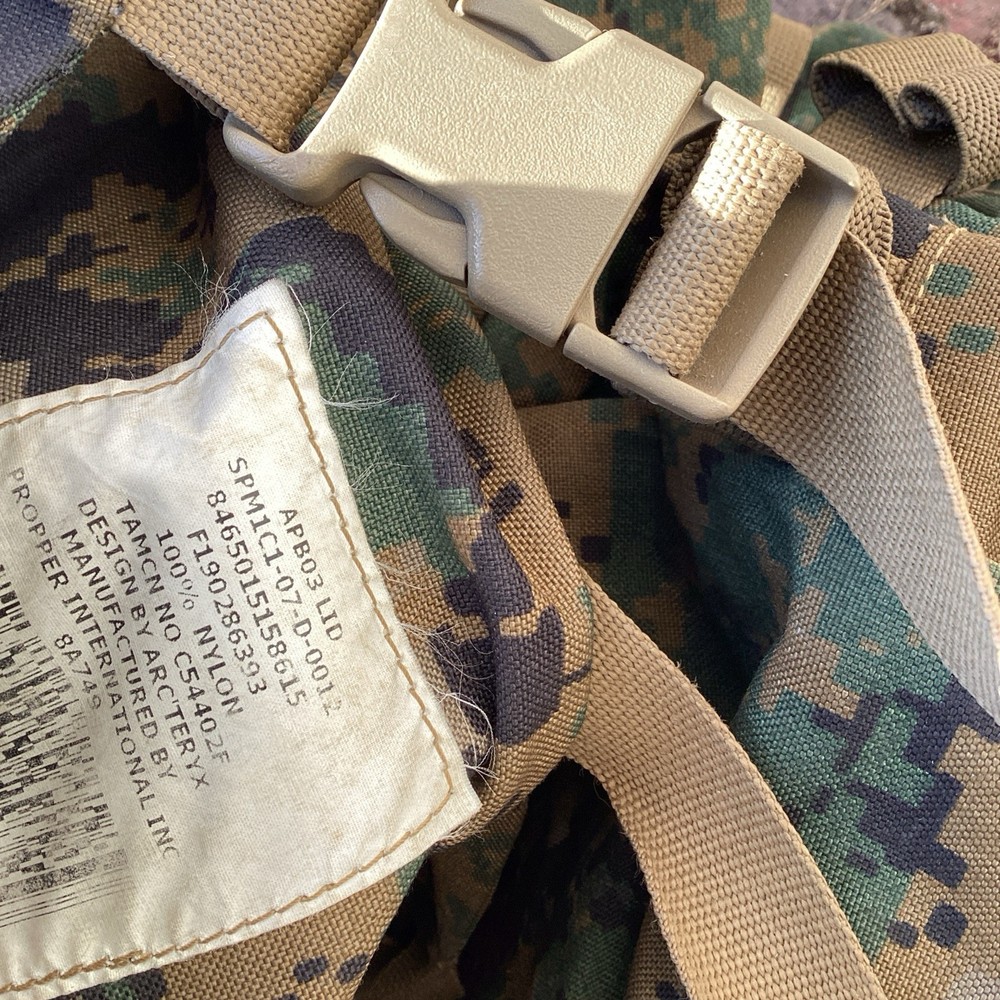 USMC Issue MARPAT ILBE Arc’teryx Proper USGI Rucksack Backpack, Camo Backpack