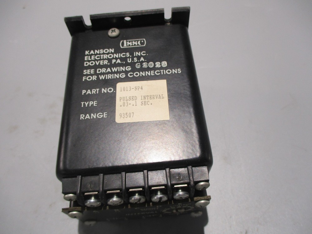 NEW ISSC 1013-SP4 SOLID STATE TIMING RELAY 115 V .03-0.1 SEC