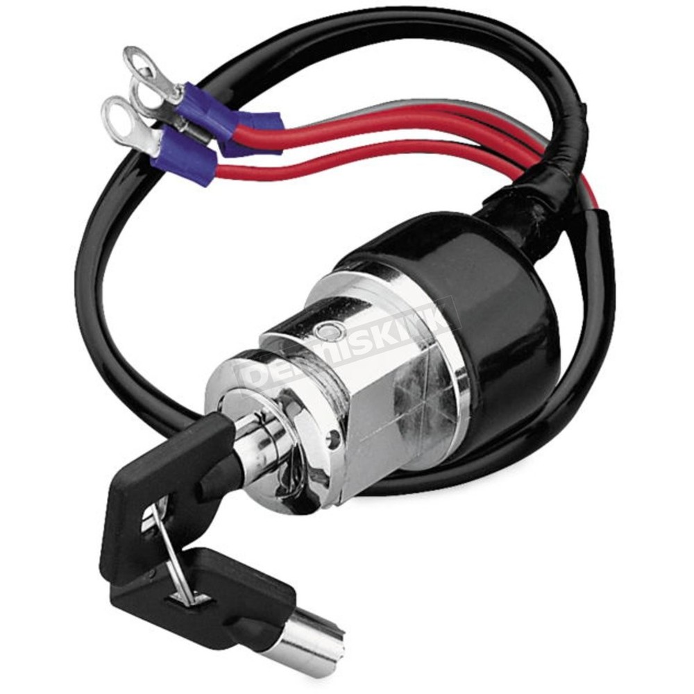 Twin Power 3-Wire Round Security Key Ignition Switch - 370390