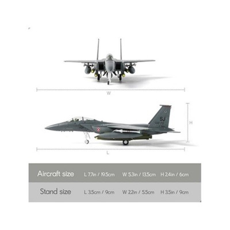 Fighter F-15E Strike Eagle 1:100 metal