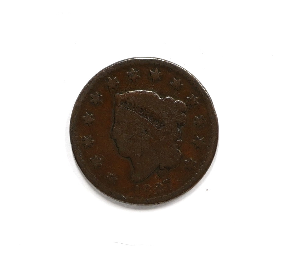 1827 Coronet Head Lg. Cent