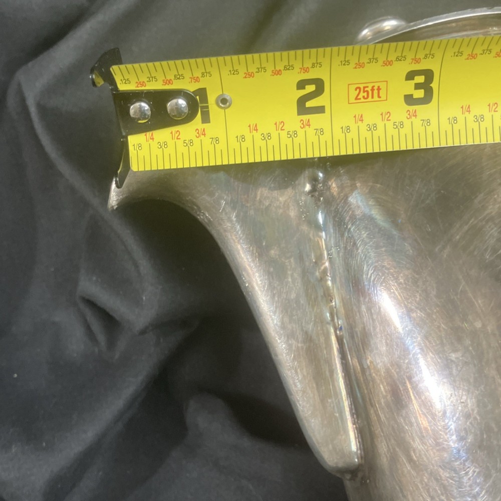 Ally’s Regency Service Carts Silverplate Pitcher Jug 9.5" Tall