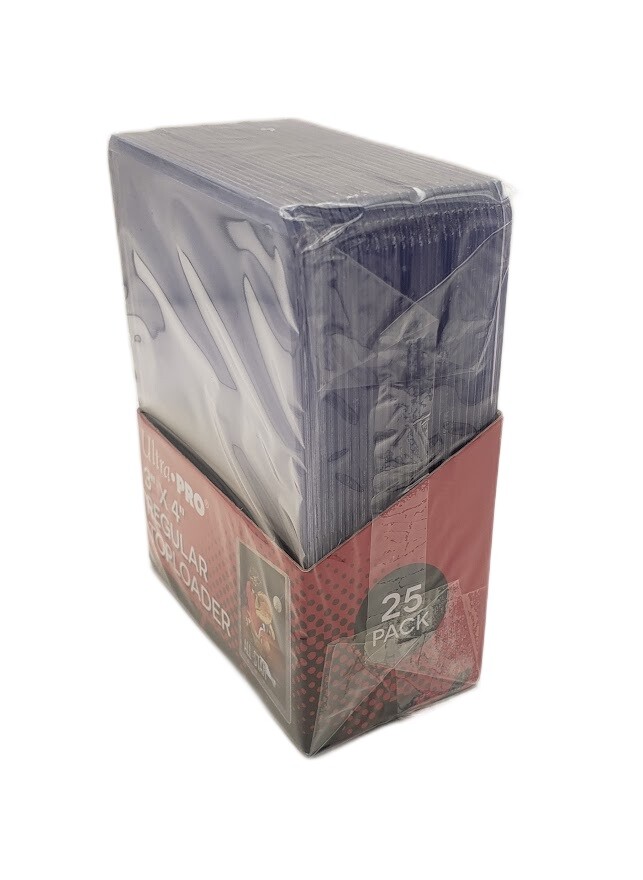 (100) Ultra-Pro Toploading Trading Card Holders Regular (4 Packs) Toploaders
