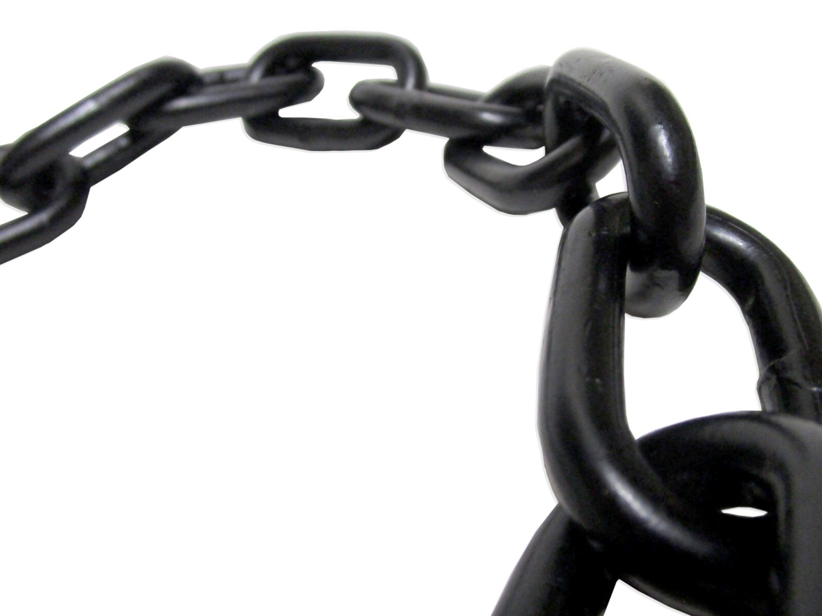 Black Powder Coated Chain 3/16" x 20' for Gate Safety Barrier Fence Swing Set