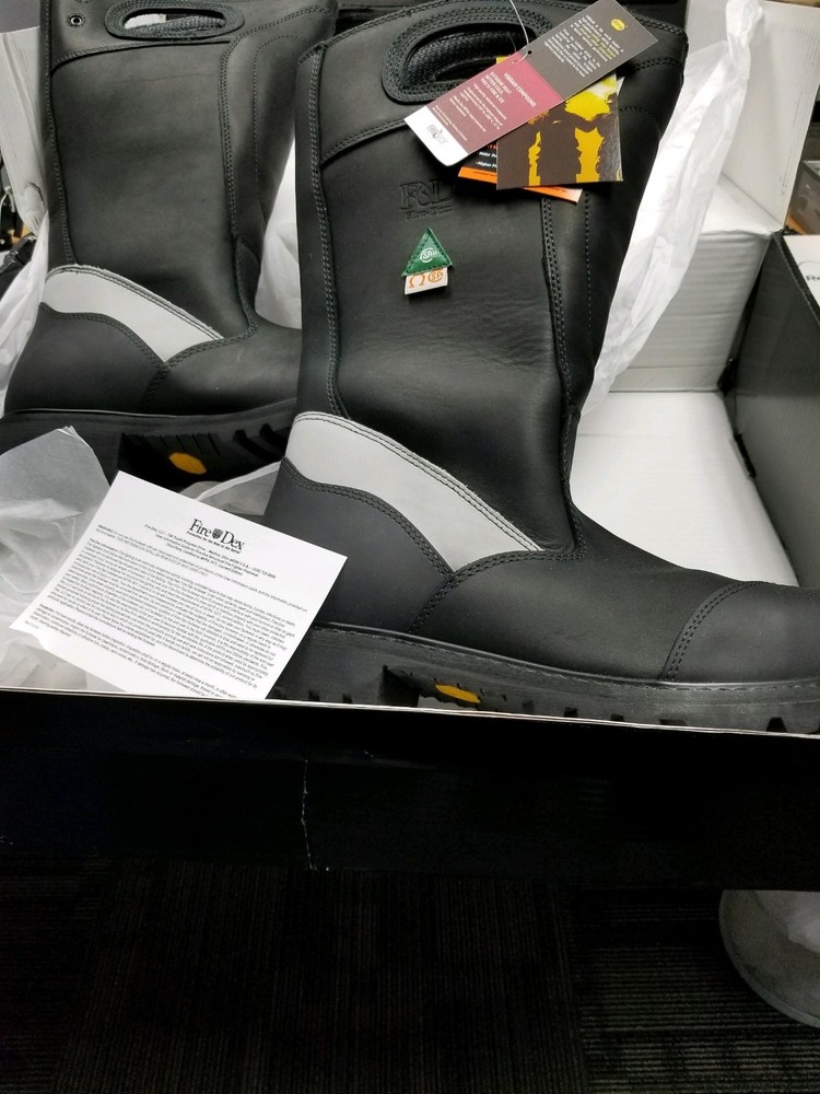 Fire Boot nfpa 1971 FIRE-DEX FDXL 50 LEATHER FIRE BOOT Size 8 W