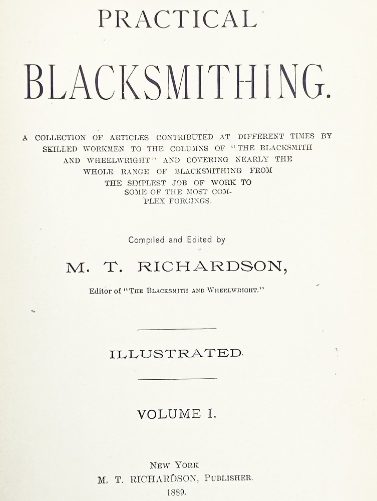 PRACTICAL BLACKSMITHING Blacksmith ANTIQUE TOOLS Anvil IRON Hammer Forge FARRIER